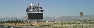 Nevada Landing sign