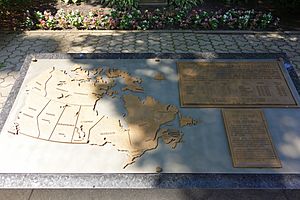 Ontario Post One plaque - Queen's Park, Toronto, Ontario, Canada - DSC01500