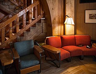 Red Couch - Timberline Lodge