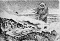 Theodor Kittelsen - Sjøtrollet, 1887 (The Sea Troll)