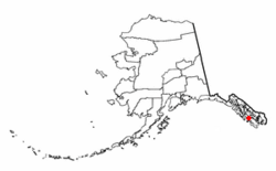 Location of Point Baker, Alaska