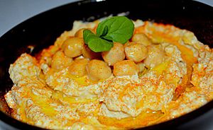 Arabic dish hummus