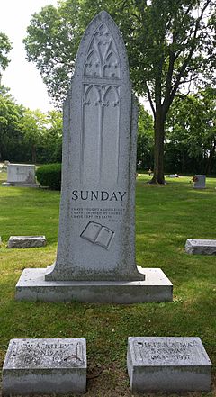 Billy-Nell-Sunday-Forest-Home-Cemetery-Il