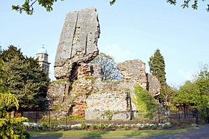Bridgnorth castle ruins