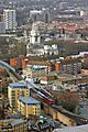 DLR Westferry aerial view