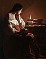 Georges de La Tour - The Magdalen with the Smoking Flame - Google Art Project