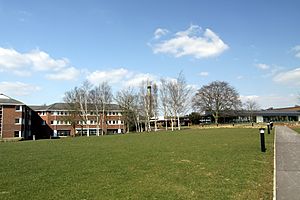 Harlock Building at Open University Campus in Milton Keynes, spring 2013 (2)