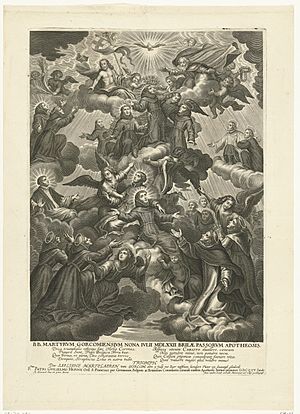 Johan Zierneels - The Apotheosis of the Martyrs of Gorkum