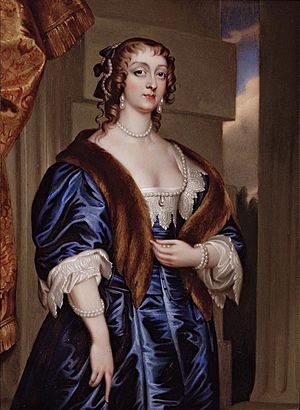 Lady Margaret Feilding, Duchess of Hamilton by Henry Pierce Bone after Anthony van Dyck
