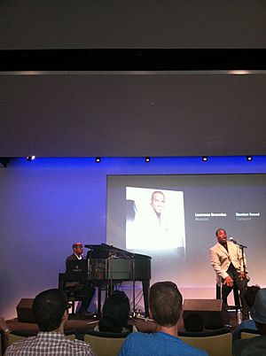 Lawrence Brownlee and Damien Sneed at Soho Apple Store