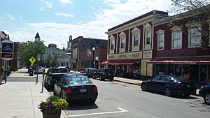 Nason Street in historic downtown Maynard