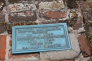 Reverend Daniel Maynadier Graver Marker