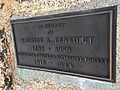 Shuteye Peak Forest Service memorial plaque for forester Maurice A. Benedict