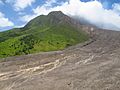 Soufrière Hills volcano in Monserrat