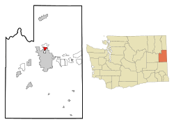 Location of Country Homes, Washington