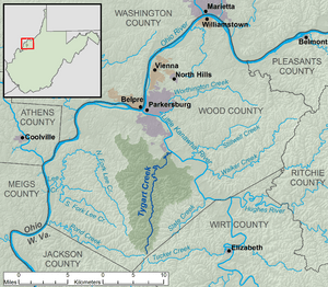 Tygart Creek map.png