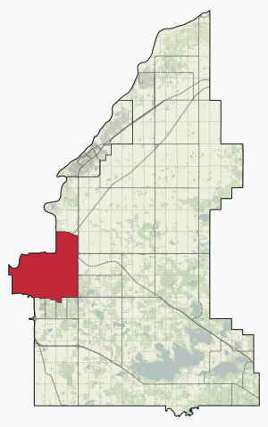 Location in Strathcona County