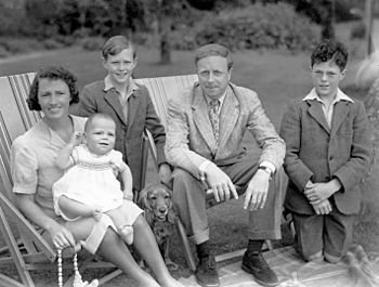 A. J. Cronin with family 1938
