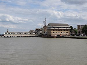 Another view of Royal Terrace Pier and London River House Gravesend