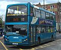 Arriva bus 7439 VDL Bus DB250 East Lancs Myllennium Lowlander Y689 EBR in Newcastle upon Tyne 9 May 2009 pic 1.jpg