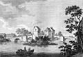 Bedford Bridge from Antiquities of England by (1783) by Francis Grose