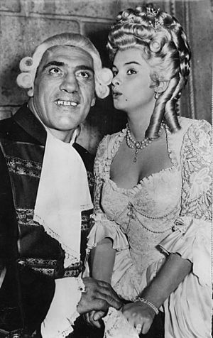 Carnera and Dalton in Casanova's Big Night 1953