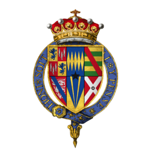 Coat of arms of Sir Algernon Percy, 10 Earl of Northumberland, KG