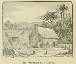 Foraker log cabin