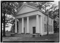 Front (east), north side - Baptist Church, State Route 61, Newbern, Hale County, AL HABS ALA,33-NEWB,2-1