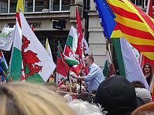 Gorymdaith Genedlaethol Cyntaf AUOB Cymru a Yes Cymru, Caerdydd 2019 Wales 22