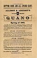 Guano advertisement 1884
