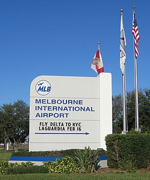Melbourne International Airport (Florida) Monument Sign 1