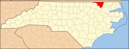 North Carolina Map Highlighting Northampton County.PNG