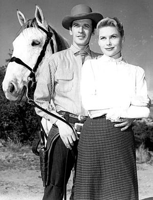 Peter Breck Anna Lisa Black Saddle 1959.JPG