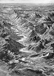 Scenic map of Columbia and Kootenay valley 1913