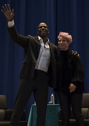 Terry and Rebecca King Crews at Osan Air Base in South Korea - 2019 (5418061) (cropped)