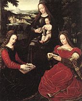 Virgin and Child with Saints Ambrosius Benson
