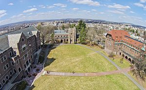 Aerial of The Hill School Quad