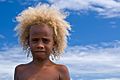 Blonde girl Vanuatu