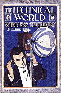 Ernst Ruhmer, Technical World cover (1905)