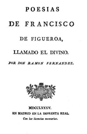 Francisco de Figueroa (1785) poesías