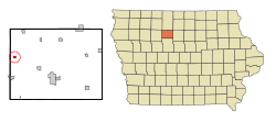 Location of Bradgate, Iowa