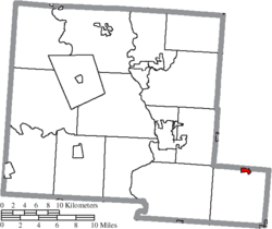 Location of Tarlton in Pickaway County