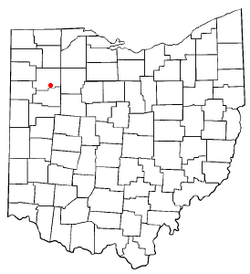 Location of Columbus Grove, Ohio