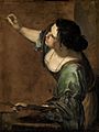 Self-portrait as the Allegory of Painting (La Pittura) - Artemisia Gentileschi