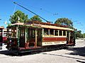 Adelaide Type A tram number 1 as restored to its 1909 condition, March 2009