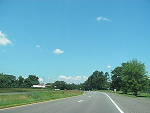 View of Amissville, along Route 211 (facing west)