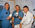 Apollo 13 Crew before launch - S70-34767