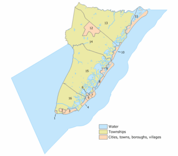 Cape May County, New Jersey Municipalities