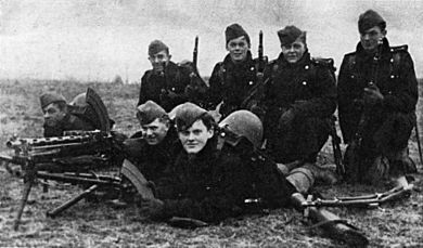 Danish soldiers on 9 April 1940